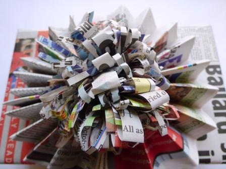 How To Gift Wrap With Old Newspaper