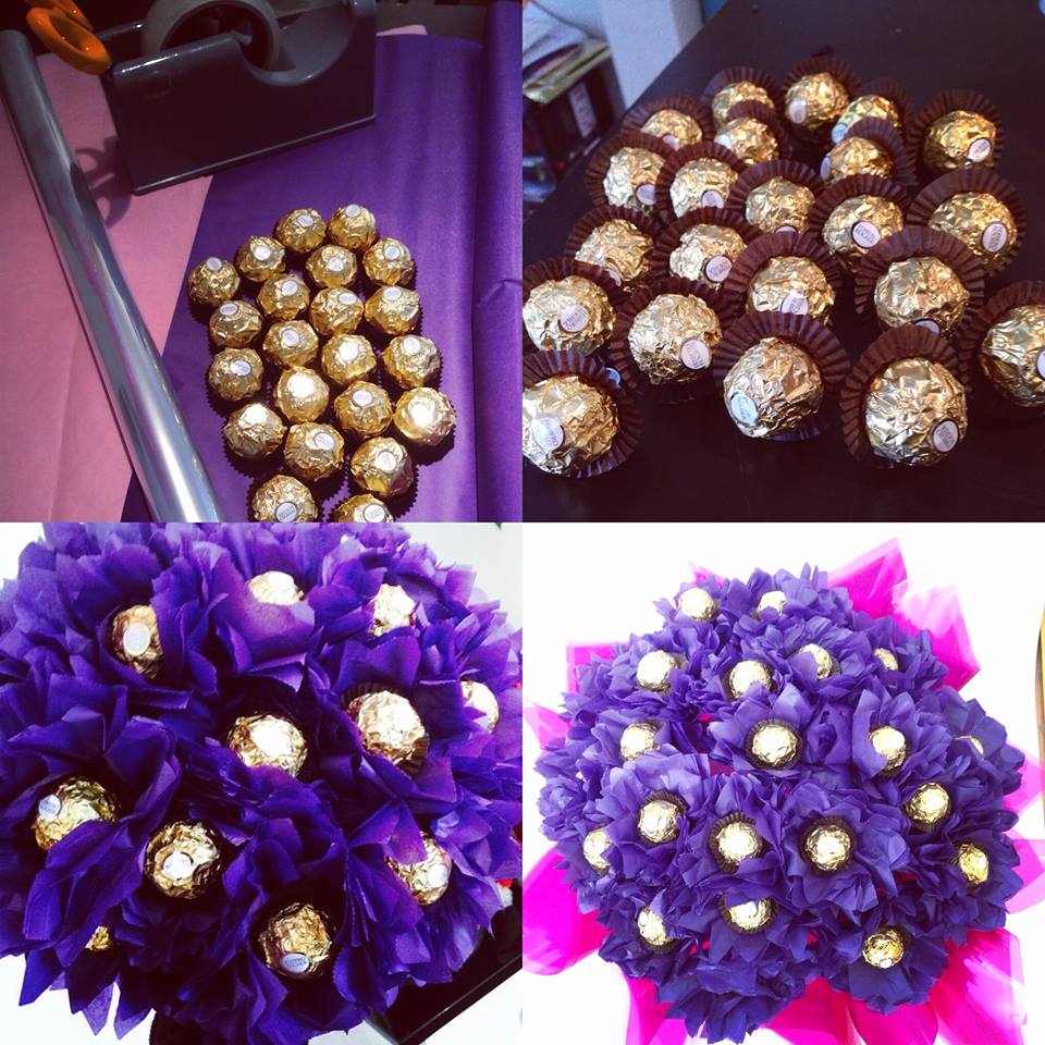 HOW TO MAKE A CHOCOLATE BOUQUET