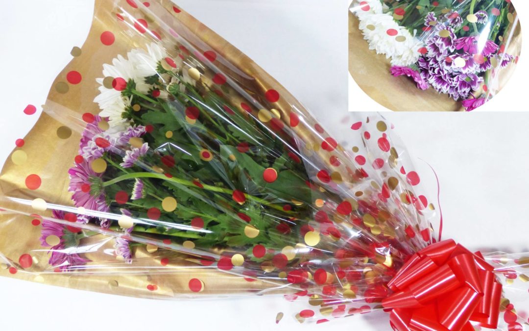 How To Gift Wrap Flowers For Under £5