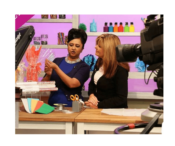 gift wrapping and paper craft expert The Craft Channel TV