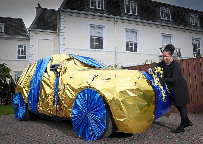 Gift Wrapping A Range Rover For Mega Millionaire Lottery Winners