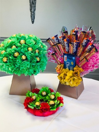Chocolate bouquet courses and candy bouquet courses uk