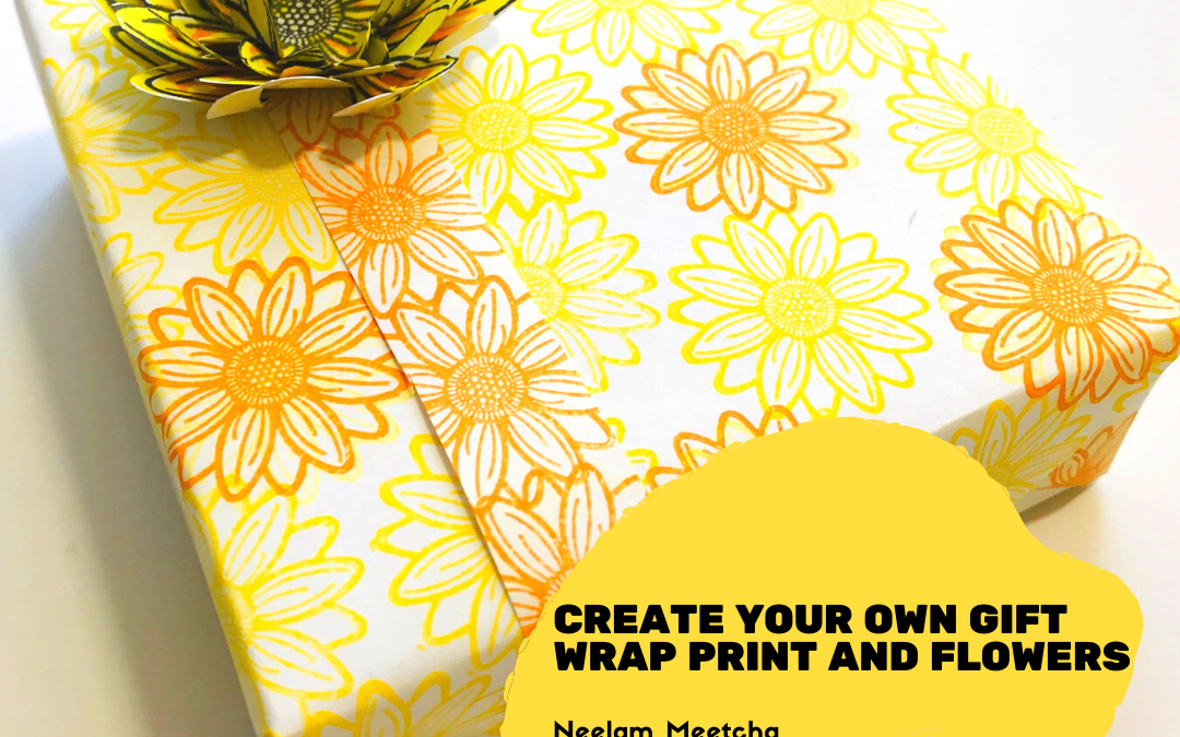 How to create your your own gift wrapping paper print